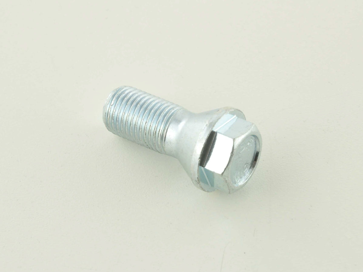 Radschraube einzeln Schaftlänge 26mm Kegelbund Kurzkopf silber M12x1,5 Radschraube einzeln Schaftlänge 26mm Kegelbund Kurzkopf silber M12x1,5